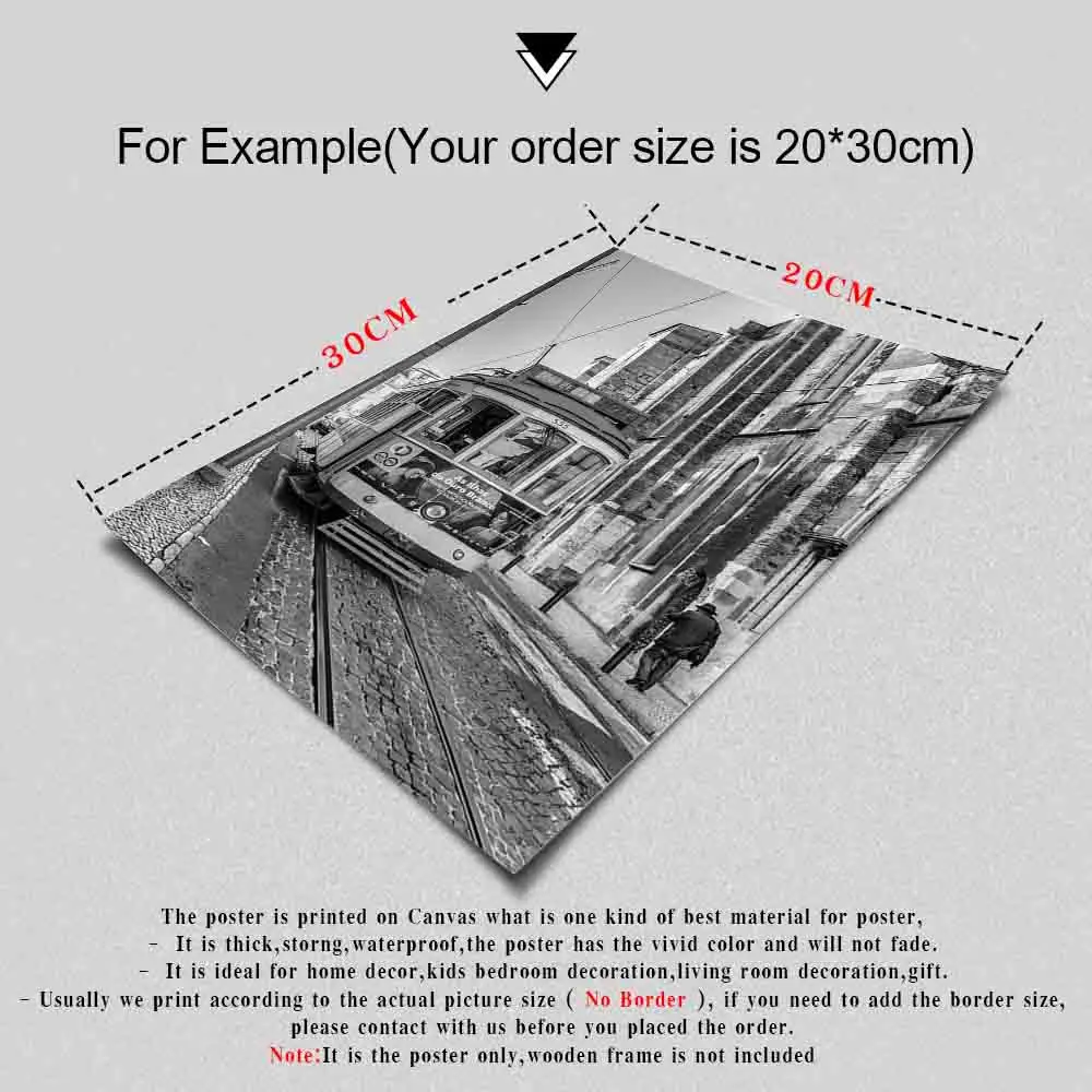 Black and White Europe Cities Photography Wall Art Canvas London Paris Poster Prints Nordic Paintings Picture for Living Room