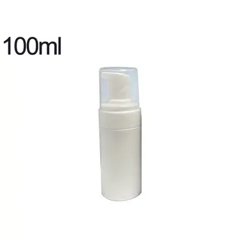 

100ml Portable Lightweight Cleanser Mousse Bottle Empty Refillable Plastic Pump Bottle Vial Trip Pot Foam Soap Liquid Mousse