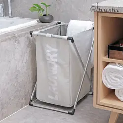 SHUSHI frame складная корзина для белья толстые Оксфорд водостойкая сумка для стирки ванная грязная одежда Высокая емкость корзины для белья