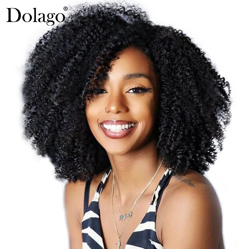 Afro Kinky Krullend Clip In Human Hair Extensions 4b 4c