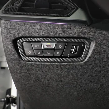 

Headlight Adjustment Switch Frame Decoration Cover Trim For BMW 3 Series G20 G28 2020 ABS Car Styling Interior Accessories