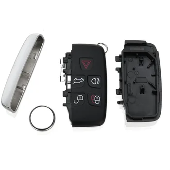 

Hot 5 Button Remote Key Shell Case with CR2032 Battery for LAND ROVER LR4 Range Rover Sport Evoque Freelander 2 2006-2015