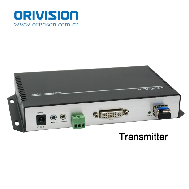 ZY-OD501 4K 2K DVI волоконно-оптический удлинитель несжатый 10 км LC/RS232/Mic/EDID