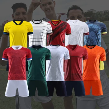 

Shinestone Custom Men Kids Adults Soccer Jersey Children Plain Football Jersey 100% Polyester Boys Girls Blank Soccer Kits Set