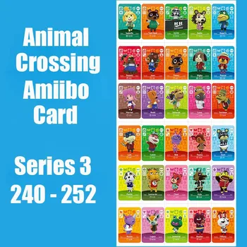 

Series 3 (240 to 252) Animal Crossing Card Amiibo Cards locks nfc Card Work for Switch NS 3DS Games Series 3 (240 to 252)