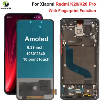 

Amoled LCD For Xiaomi Redmi K20 Pro LCD Display Touch Screen Digitizer Replacement With Frame Display For Redmi K20 K 20 Pro LCD