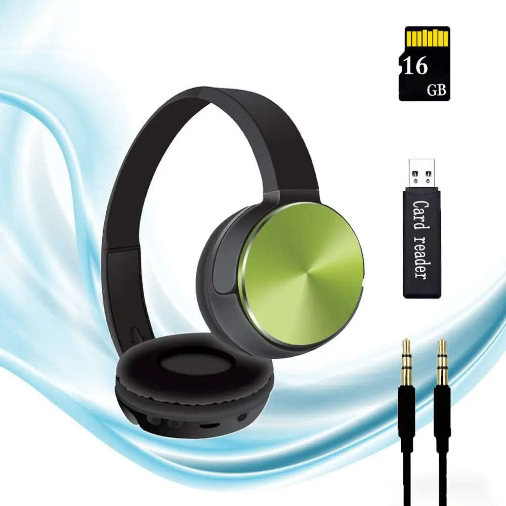 Беспроводная стереогарнитура Bluetooth V5.0 для басов - Цвет: MS-K2002-16GB