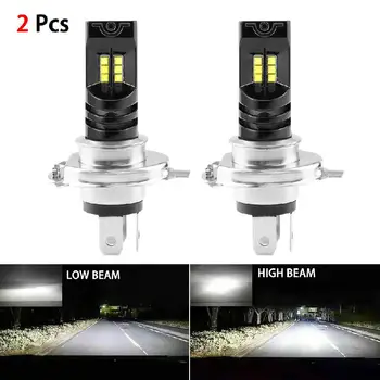 

LED Fog Lights 2pcs 6000K 55W Waterproof White H4 LED Bulb Canbus Car Headlight Fog Light Lamp Tuning Car Universal LED Fog Lamp