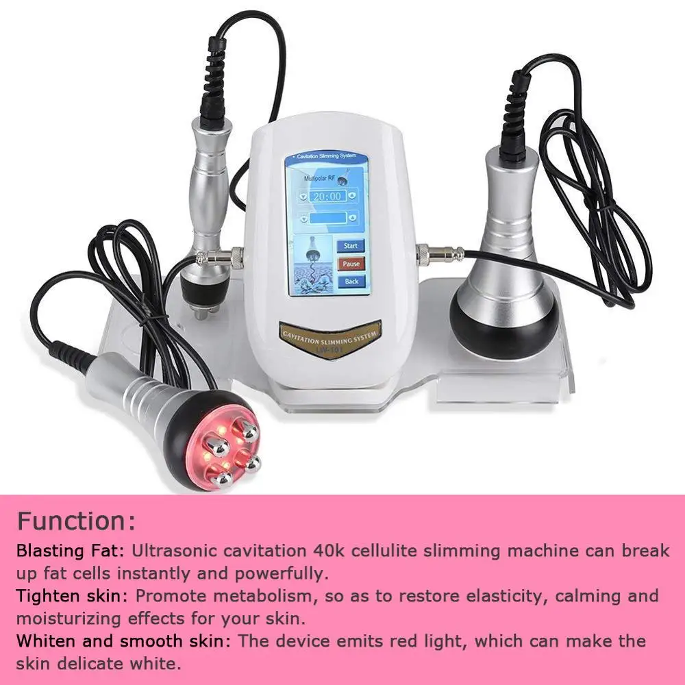 Beauty Star 40K кавитация ультразвуковая машина для массажа тела потеря веса антицеллюлитная RF радиочастотная подтяжка кожи лица