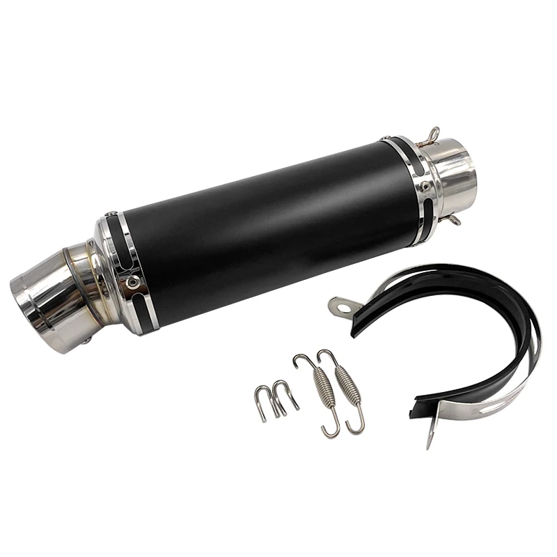 60mm Diameter Slip On Exhaust System Muffler Pipe including DB Killer Silencer Universal fits Motorcycles R6 ZX-6R S1000RR4.