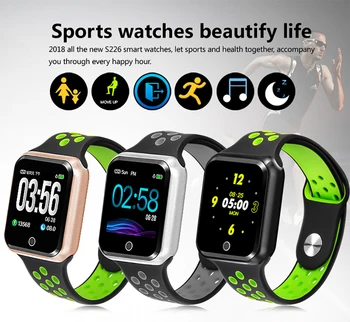 

S226 Smart Watch Watches IP67 Waterproof Heart Rate Blood Pressure Bluetooth Smartwatch for Apple Android Phone PK IWO 8 Watch