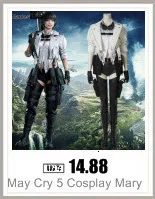 May Cry 5 игровой костюм вергил косплей для взрослых на заказ Хэллоуин Рождество карнавал супергерой куртка жилет брюки перчатки сапоги кожа