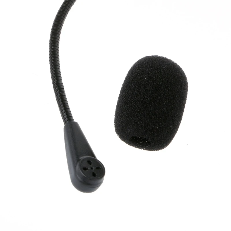 Microphone Speaker Soft Accessory For Motorcycle Intercom Work with 3 5mm plug X6HA