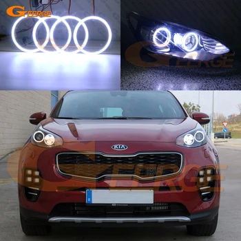 

For Kia Sportage MK4 KX5 2015 2016 2017 2018 2019 Excellent Ultra bright illumination COB led angel eyes halo rings