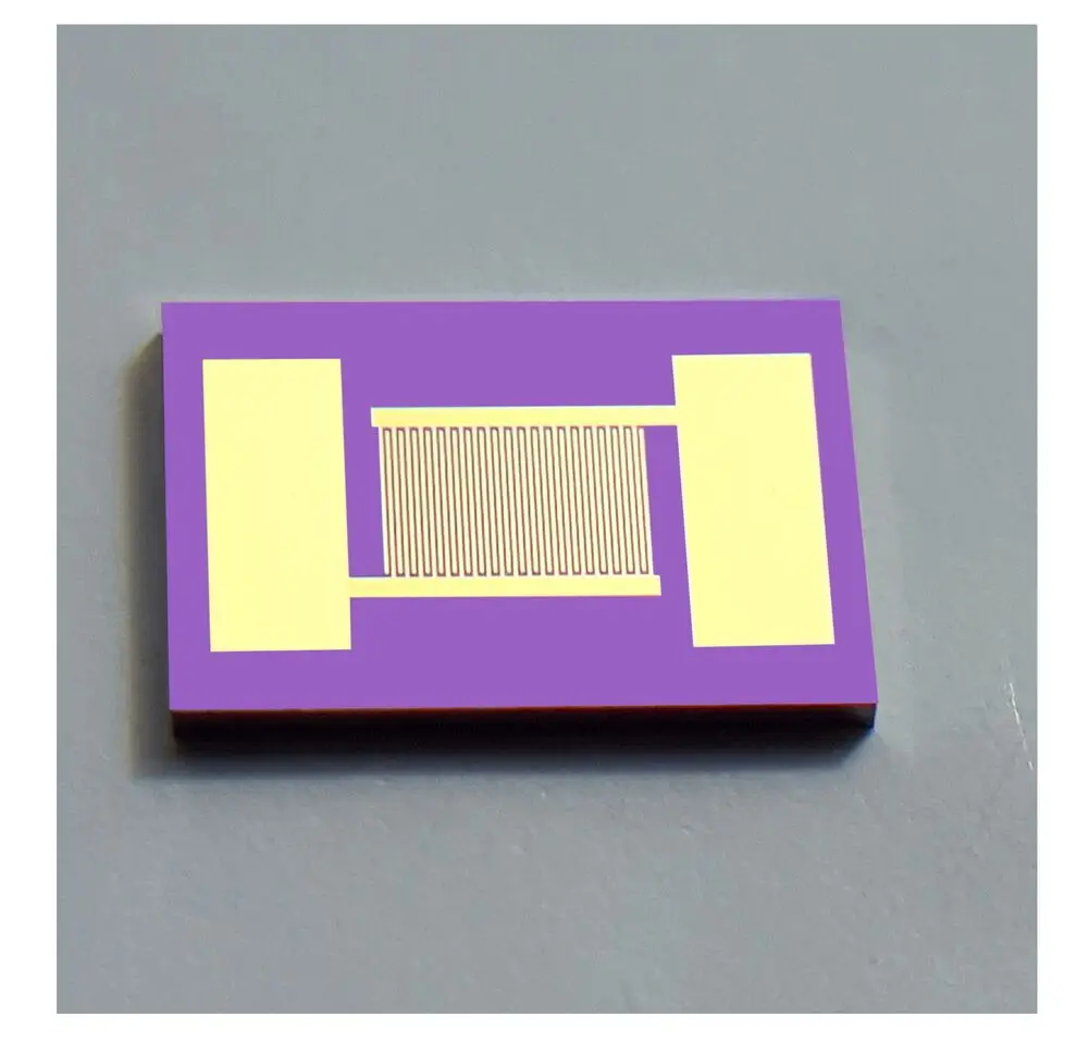 

Single Crystal Silicon Fork Finger Electrode Photoelectric Detection Gas Humidity Biosensor Chip MEMS High Precision