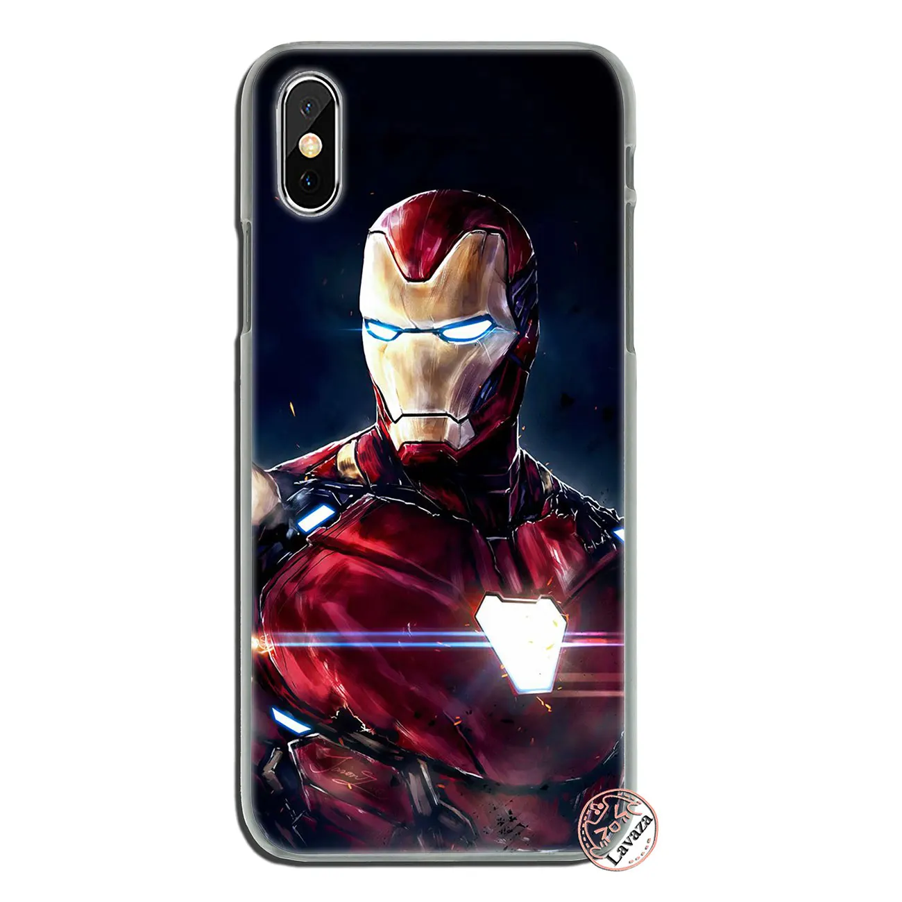 Жесткий чехол для телефона Lavaza iron man Marvel Железный человек для iPhone XR XS X 11 Pro Max 10 7 8 6S 5 5S SE 4S 4 - Цвет: 8