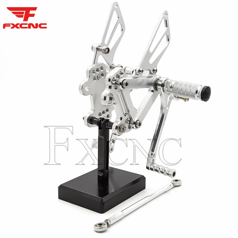 For KAWASAKI ZX9R 1999-2003 Adjustable Aluminum  Motorcycle Rearset Footrest Footpeg Rear Set High Quality Footrest Foot Peg