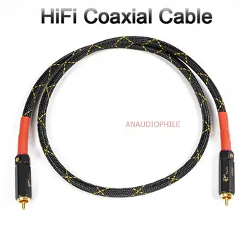 

HiFi 75 Ohms Coaxial Cable Dual Shield 75 Ohm Coaxial SPDIF Cable DAC CD
