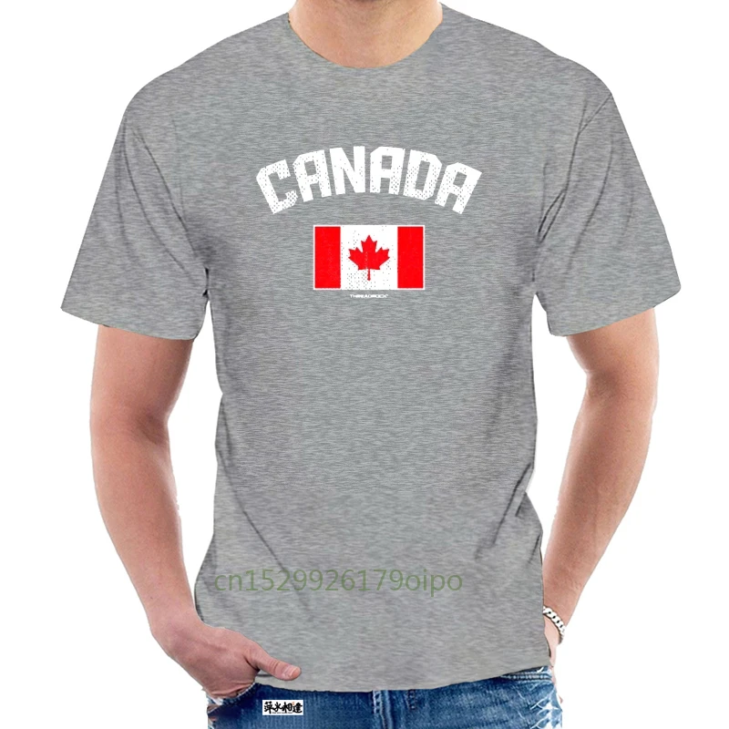 Threadrock Men's Canada Canadian Flag T-shirt Country Pride 