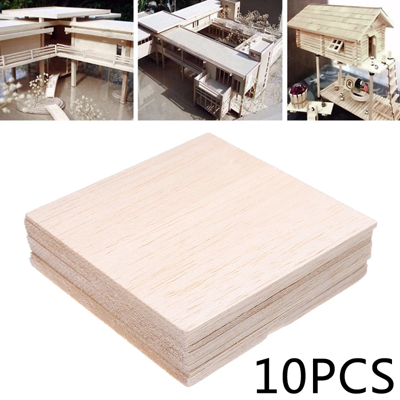 10pcs 100*100*2.5mm for DIY House Ship Aircraft Toys Boats Crafts For Home Decorations Supplies | Дом и сад