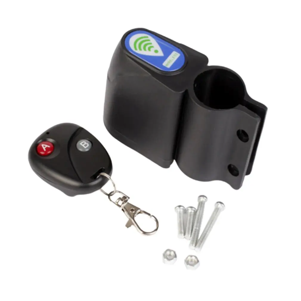 

Bicycle Remote Control Alarm Burglar Alarm Lock Alarm Lock Mountain Bike Anti-Theft Device With Remote Control