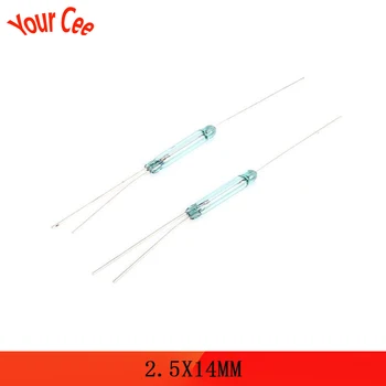 

10 pcs Reed Switch 3 pin Magnetic Switch Normally Open and Normally Closed Conversion 2.5X14MM NO NC