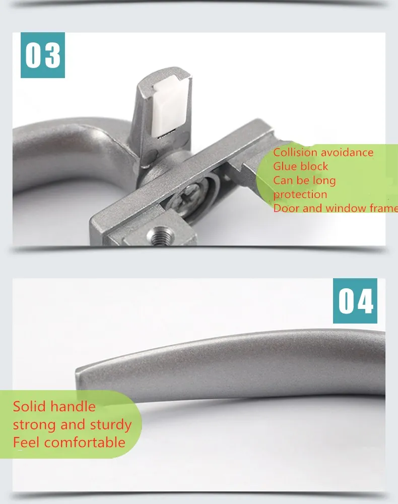 janela deslizante alças de segurança ferrolho para