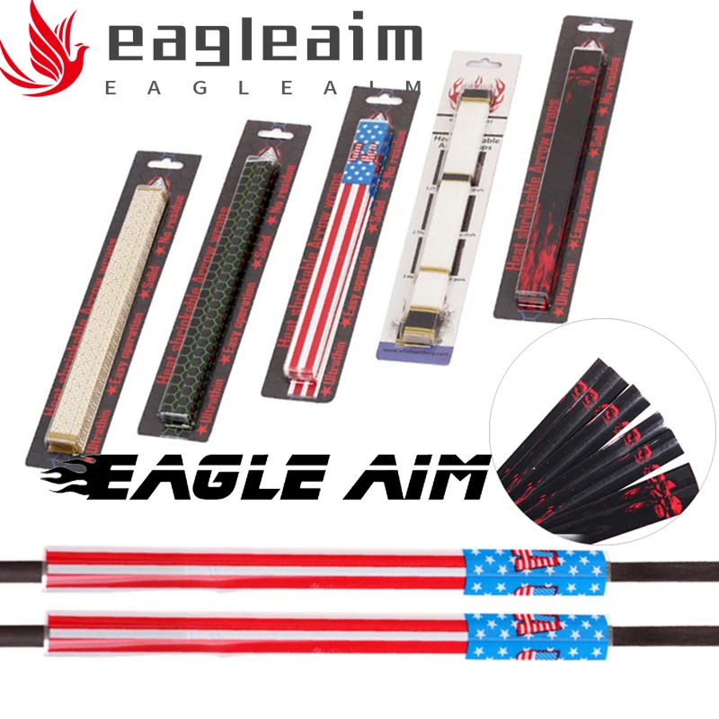 

Archery Arrow Wraps Sticker,Universal Heat Shrink Arrow Wraps Archery Shafts Fletches Bow Hunting Accessory Pieces of 15