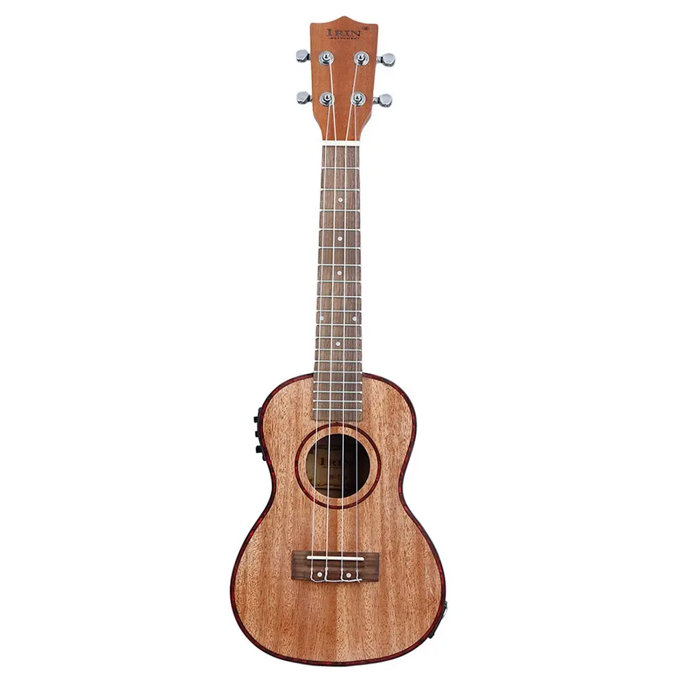 2" Гавайские гитары укулеле Ukelele Uke комплект Sapele Дерево с ЖК эквалайзером с сумкой для переноски Капо струны ремень палец maraca ткань для чистки на день рождения
