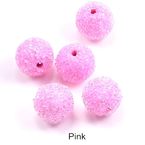 Pink Стразы 4 размера, круглые стеклянные бусины для конфет, цветные стразы для рукоделия, аксессуары для рукоделия, B1369 - Цвет: Pink
