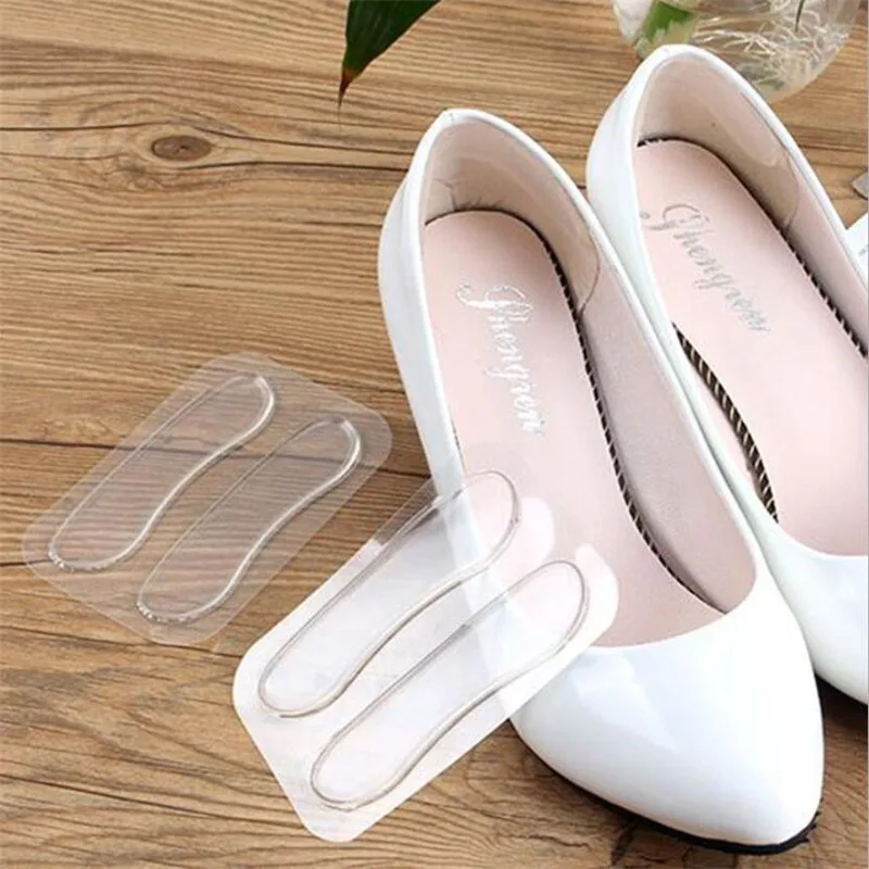 Shoe Insoles Heel Protector Pads Cushion Insole 6pcs/Pack Clear Insert Pad Insole High quality Fashion Silicone Gel Heel Cushion protector Shoe