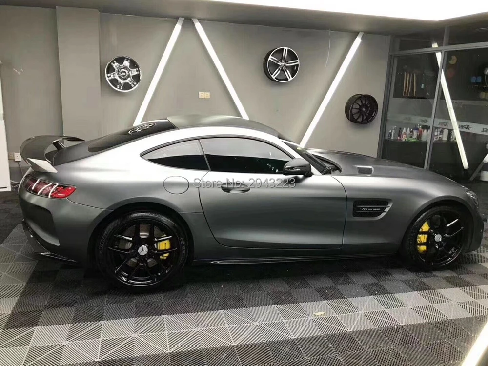 Универсальный стиль для Mercedes Benz AMG GT Стиль углеродного волокна задний спойлер крыло крышка багажника автомобиля Стайлинг