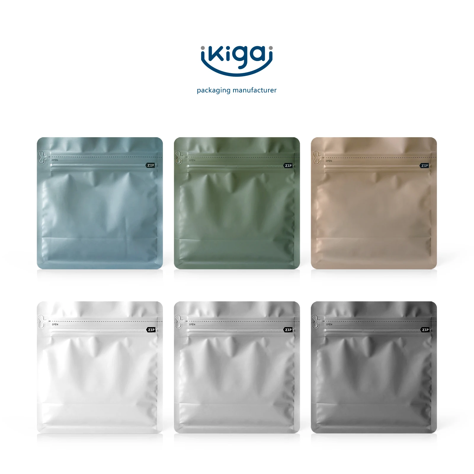 커피 포장 1/2 LBS 평평한 바닥 파우치, 지퍼 및 밸브 포함, 식품 차 콩 분말 캔디 포장 가방