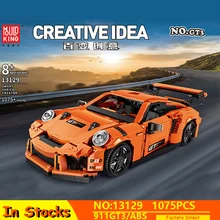 New Technic Creative Idea Series MOC GT3 RSR Speed Racing Sport Car Model Building Blocks Compatible lepining Bricks Toys Gifts building blocks technic porsche 997 gt3 super racing car model technic children toys bricks christmas gift