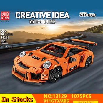 

New Technic Creative Idea Series MOC GT3 RSR Speed Racing Sport Car Model Building Blocks Compatible lepining Bricks Toys Gifts
