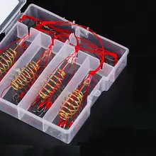 1 комплект анти крючок для наживки рыболовные снасти с крышкой коробки морской удочки использовать речной рыбалки специальные аксессуары для брачного предложения