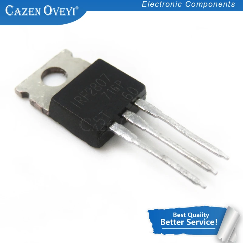 10pcs/lot IRF2807PBF TO-220 IRF2807 TO220 In Stock | Электронные компоненты и принадлежности