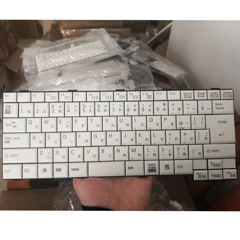 Новая японская клавиатура JP для запчастей Fujistu модель CP510006 01 белая