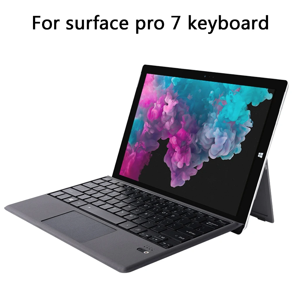 

For Microsoft Surface Pro Tablet Magnetic Bluetooth Keyboard Cloth Marks Tablet Leather Protective Case convenient Use Keyboard