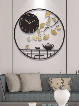 

Wood Silent Electronic Wall Clock Modern Design Large Nordic Minimalist Wall Clock Living Room Modern Wandklok Home Decor JJ60WC