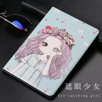 

Children Cartoon Illustration PU Leather Tablet Case for Ipad Mini 5 7.9" 2019 Flip Smart Stand Cover for Ipad Mini 5 Funda+pen