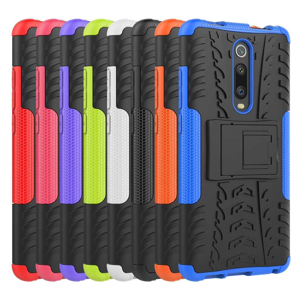 Чехол-подставка для Xiaomi F1 Pocophone F1 Redmi 7a 7 K20 Pro силиконовый чехол-бампер Защита Жесткий Чехол-подставка для ПК на Redmi K20 7a 7