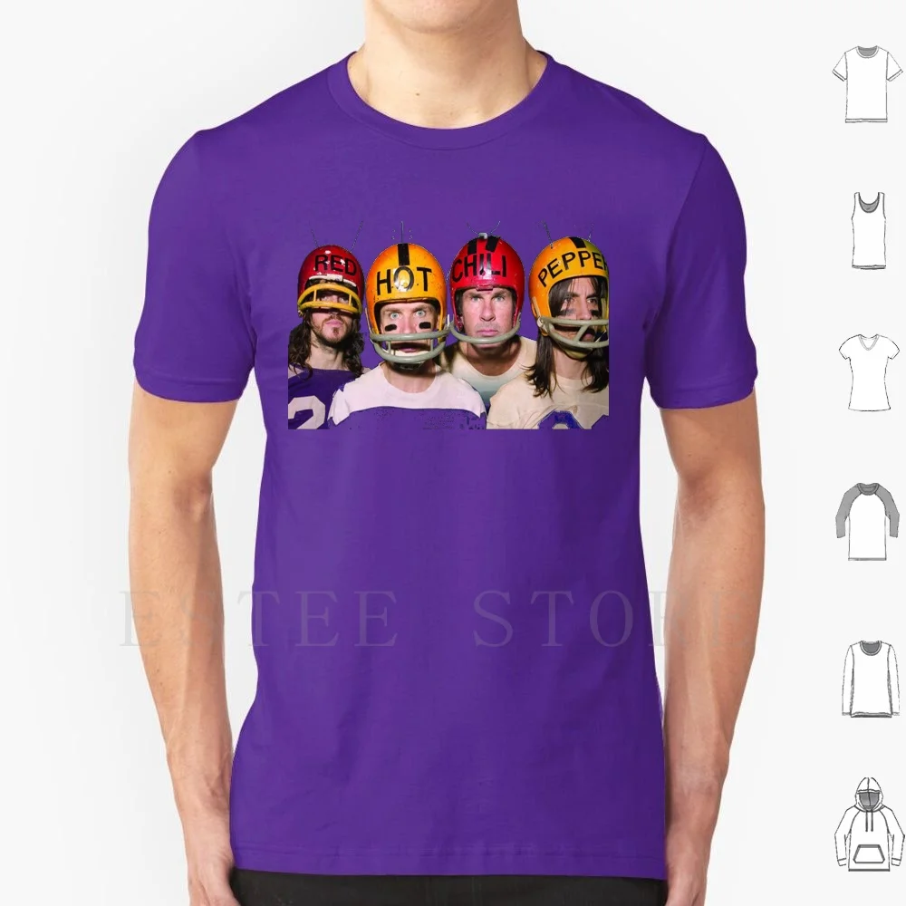 Maglietta Da Football Americano Da Uomo In Cotone 6Xl Peperoncino Fascia Per Peperoncino Peperoncino Hot Metal Red Tour Logo Peperoncino