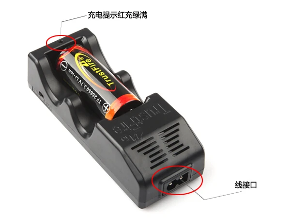 TrustFire TR-005 литий-ионный аккумулятор зарядное устройство+ TrustFire защищенный 3,7 V 5000mAh 26650 перезаряжаемый литиевый аккумулятор с PCB