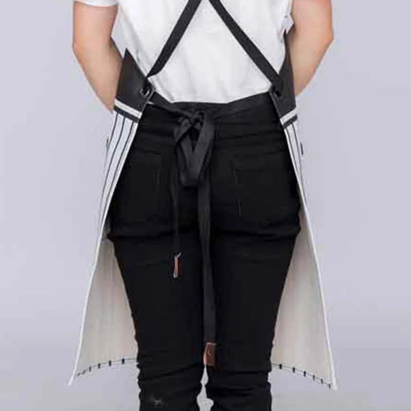 Leather Salons Apron for Hair Cutting Cape Barber Pocket Hair Cutting Dyeing Cape Hairdresser Antifouling Cloth