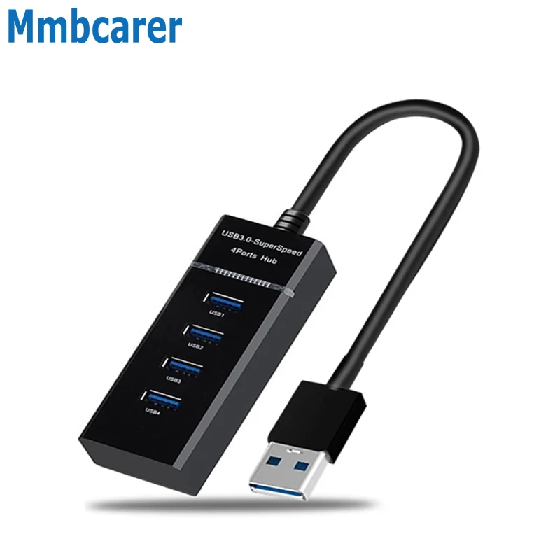 USB 2,0 USB 3,0 HUB Splitter USB Multi expansor múltiples USB 3 Hab en/de interruptores de Cable de adaptador de CA divisor para Pc portátil
