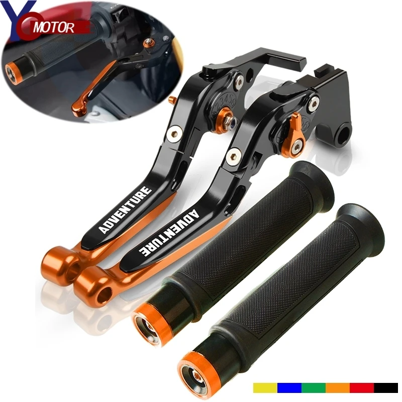

CNC Motorcycle Adjustable Brake Clutch Lever Hand Grip Handlebar For KTM 790 Adventure/R 790 ADV 790 ADVENTURE R 2018-2020 2019