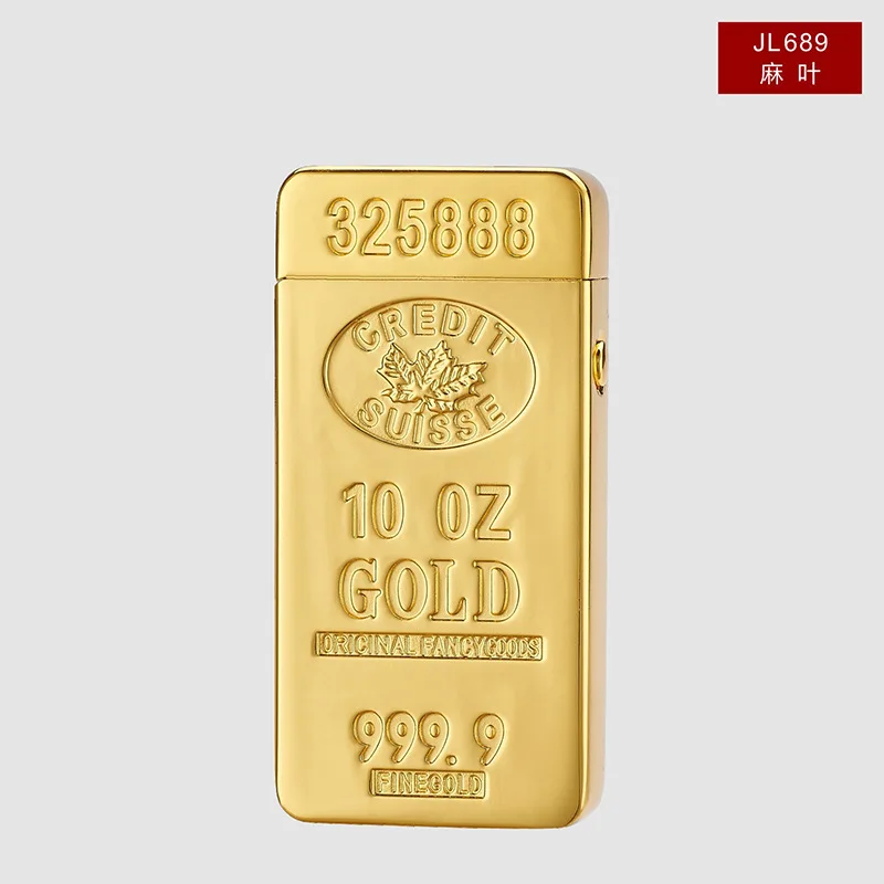 Горячий двойной для Плазменно-дуговой зажигалки Золотой кирпич Дракон ...