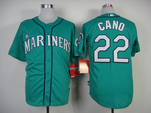 Сшитые мужские футболки Seattle Ken Griffey Jr. Ichiro Suzuki Felix Hernandez James Paxton Edgar Martinez Jersey camiseta maillot - Цвет: AS PICTURE