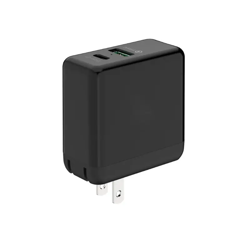2 2 порта 36 Вт USB-C PD быстрое зарядное устройство домашний дорожный настенный зарядный адаптер со складной Американский штекер для iPhone samsung Galaxy мобильного телефона